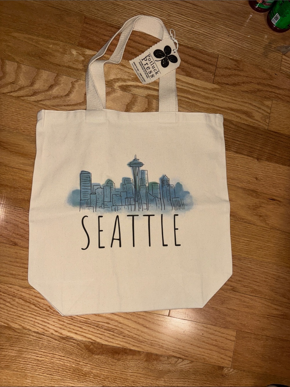 Seattle canvas bag NWT 100% cotton